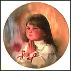 Christmas Prayer Collector Plate by Donald Zolan MAIN