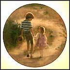 Country Walk Collector Plate by Donald Zolan MAIN