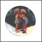 Peppermint Kiss Collector Plate by Donald Zolan MAIN