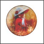 Jessica's Field Collector Plate by Donald Zolan MAIN