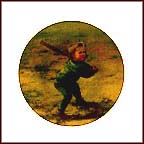 Little Slugger Collector Plate by Donald Zolan MAIN