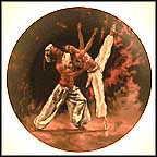 The Arabian Dancers Collector Plate by Shell Fisher MAIN