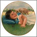 Curious Kitten Collector Plate by Robert Anderson MAIN
