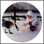 Winter Friends Collector Plate by Donald Zolan MAIN