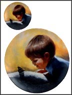 Sunny Surprise with Miniature Collector Plate by Donald Zolan MAIN