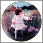 Ribbons And Roses - artist signed Collector Plate by Donald Zolan MAIN