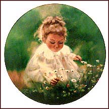Spring Innocence - artist signed Collector Plate by Donald Zolan MAIN