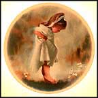 Sabina In The Grass Collector Plate by Donald Zolan MAIN