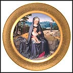 The Rest On The Flight Into Egypt Collector Plate by Gerard David MAIN