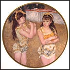 Two Little Circus Girls Collector Plate by Auguste Renoir MAIN