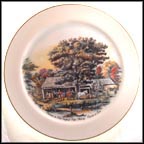 Autumn In New England - Cider Making Collector Plate by Currier & Ives MAIN