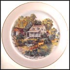 American Homestead Summer Collector Plate by Currier & Ives MAIN