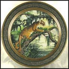 American Panther Collector Plate by James L. Lockhart MAIN