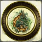 The Red Fox Collector Plate by James L. Lockhart MAIN