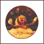 Bubbles Away Collector Plate by Rob Anders MAIN