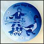 Duck And Ducklings Collector Plate by Gunnar Bratlie MAIN