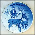 Doe And Fawn Collector Plate by Gunnar Bratlie MAIN