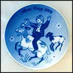 Boy And Goats Collector Plate by Gunnar Bratlie MAIN