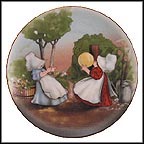 Playing Catch Collector Plate by Charlotte Gutshall MAIN
