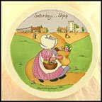 Saturday - Baking Day Collector Plate by Charlotte Gutshall MAIN