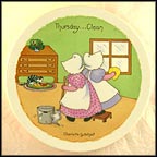 Thursday - Scrubbing Day Collector Plate by Charlotte Gutshall MAIN