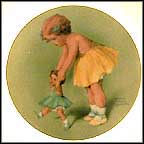 First Step Collector Plate by Bessie Pease Gutmann MAIN