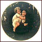 Jean Et Jeanette Collector Plate by William A. Bouguereau MAIN