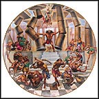 Destruction Of The Temple Collector Plate by Yiannis Koutsis MAIN
