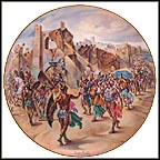 The Fall Of Jericho Collector Plate by Yiannis Koutsis MAIN