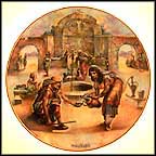 Rebekah At The Well Collector Plate by Yiannis Koutsis MAIN