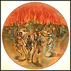 Sodom And Gomorrah Collector Plate by Yiannis Koutsis MAIN