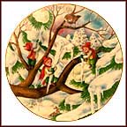 Decorating The Tree Collector Plate by Seima MAIN