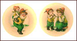Piggyback / A Happy Time - set of 2 Collector Plate by Seima MAIN