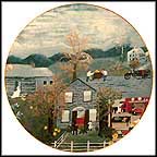 Halloween Collector Plate by Grandma Moses MAIN