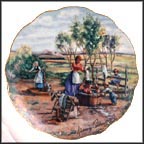 Saturday Night Bath Collector Plate by Rosemary Calder MAIN