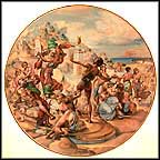Moses Smashes The Tablets Collector Plate by Yiannis Koutsis MAIN