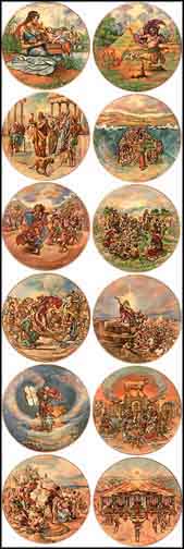 The Promised Land - Set of 12 - Matching Serial Nos Collector Plate by Yiannis Koutsis MAIN