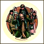 Bob Cratchit And Tiny Tim Collector Plate by Konrad Hack MAIN