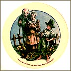 David Copperfield And Great Aunt Betsy Trotwood Collector Plate by Konrad Hack MAIN