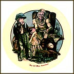 Pip And Miss Havisham Collector Plate by Konrad Hack MAIN