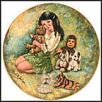 My Cuddlies Collection Collector Plate by Charlotte Jackson MAIN