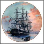 USS Constitution Collector Plate by Alan D'Estrehan MAIN