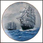 Cutty Sark & Thermopylae Collector Plate by Alan D'Estrehan MAIN