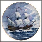 Golden Hind Collector Plate by Alan D'Estrehan MAIN