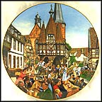 Lunchtime In Michelstadt Collector Plate by B. Higgins Bond MAIN