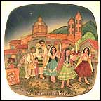 Christmas In Mexico Collector Plate by Chavela Castrejon MAIN