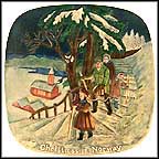 Christmas In Norway Collector Plate by Alton S. Tobey MAIN
