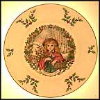 Victorian Girl Collector Plate MAIN