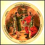 Dad Plays Santa Collector Plate MAIN