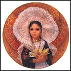Magdalena - Mexico Collector Plate by Brenda Burke MAIN